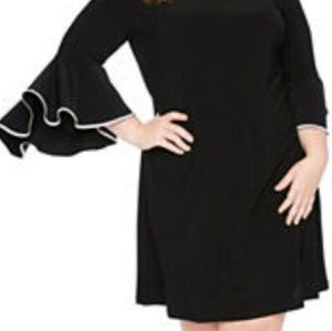 Plus size black dress 2X